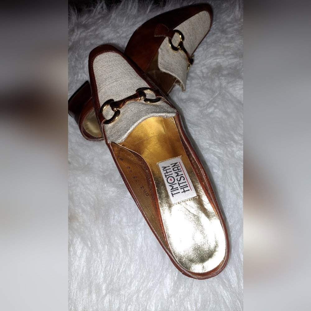 Timothy Hitsman Italian Mules. Trending. Horsebit Hardware on top. Size 8 1\2 - Picture 5 of 8
